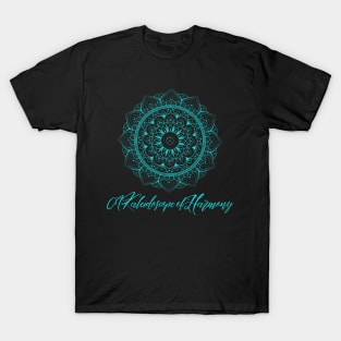 Mandala Design-In shades of Green-A Kaleidoscope of Harmony T-Shirt